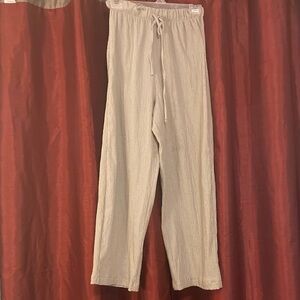 Zara Women’s Light Gray Drawstring Joggers